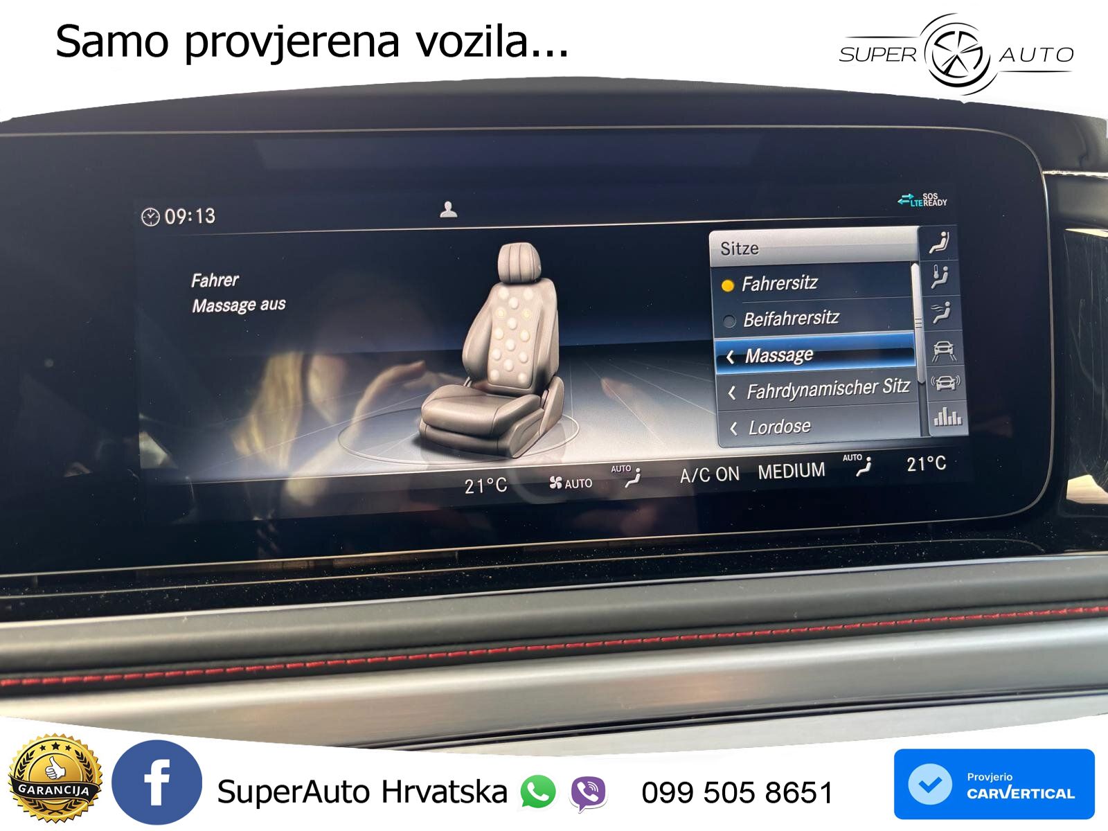 Mercedes G 500 Long V8 (422 KS) 4MATIC 9G-TRONIC AMG ZRAČNI+ACC+4xGR SJED+360