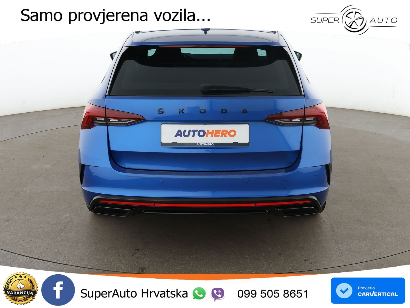 Škoda Octavia Combi RS 2.0 TSI (245 KS) DSG LED+GR SJED+ACC