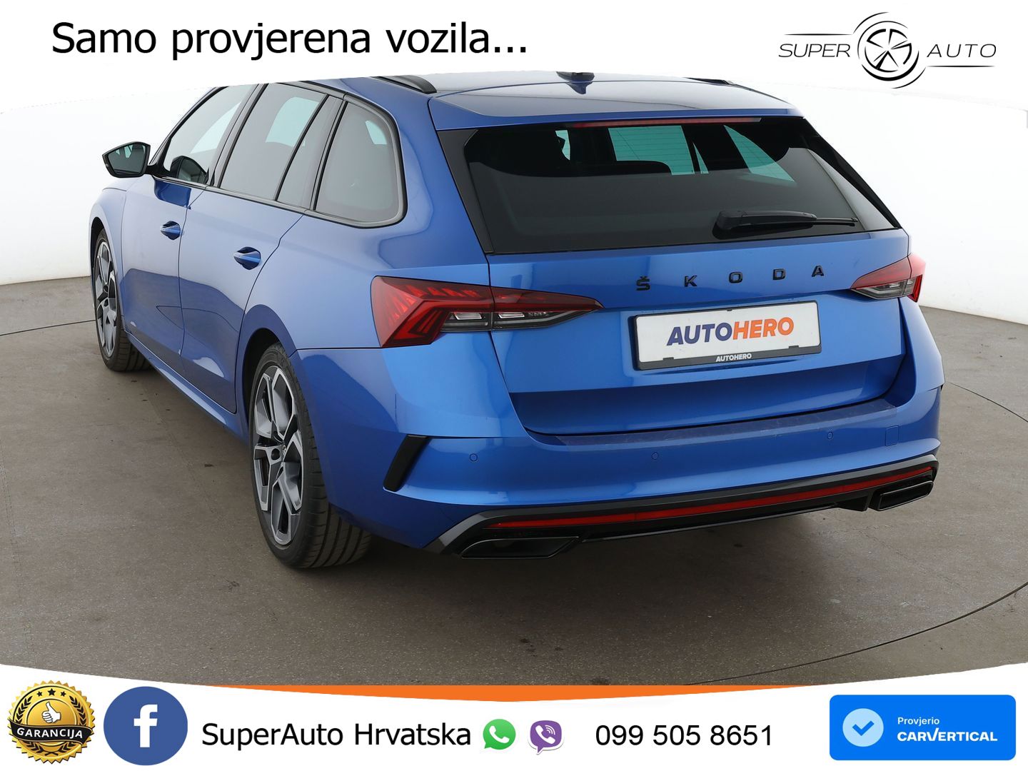 Škoda Octavia Combi RS 2.0 TSI (245 KS) DSG LED+GR SJED+ACC