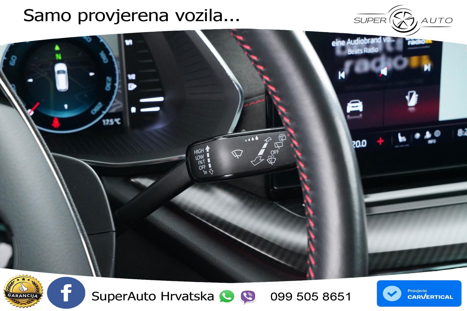 Škoda Octavia Combi RS 2.0 TSI (245 KS) DSG MATRIX+GR SJED+KAM