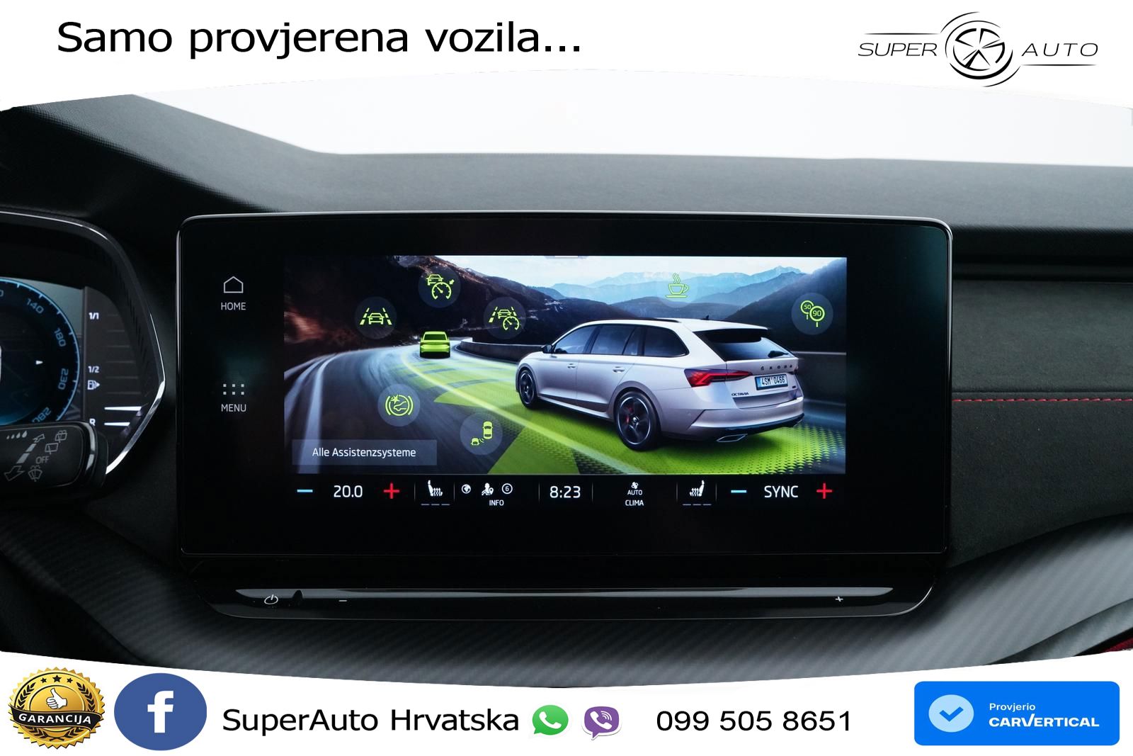 Škoda Octavia Combi RS 2.0 TSI (245 KS) DSG MATRIX+GR SJED+KAM