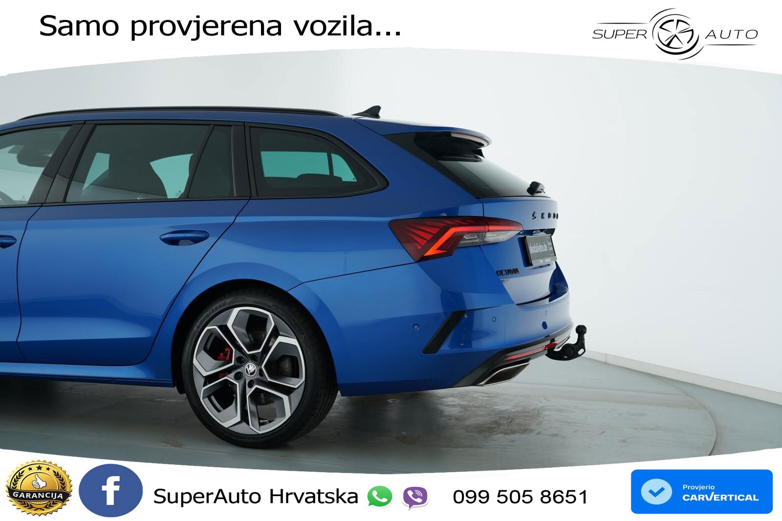 Škoda Octavia Combi RS 2.0 TSI (245 KS) DSG MATRIX+GR SJED+KAM