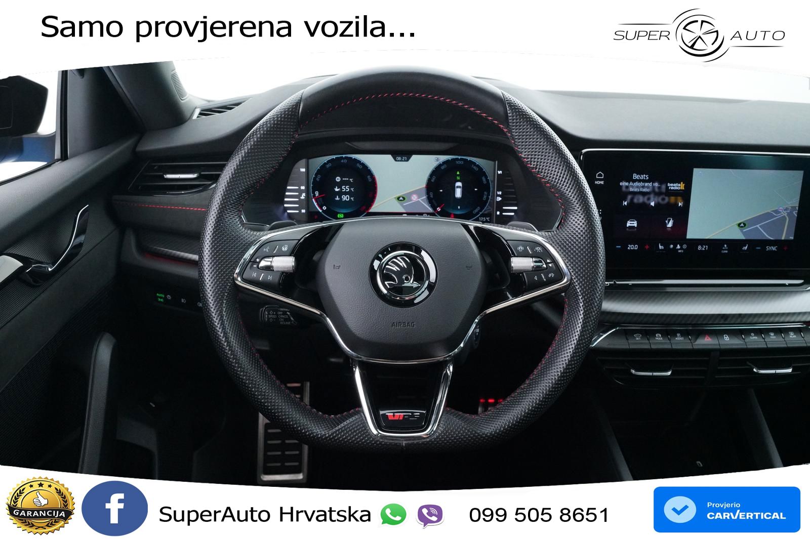 Škoda Octavia Combi RS 2.0 TSI (245 KS) DSG MATRIX+GR SJED+KAM