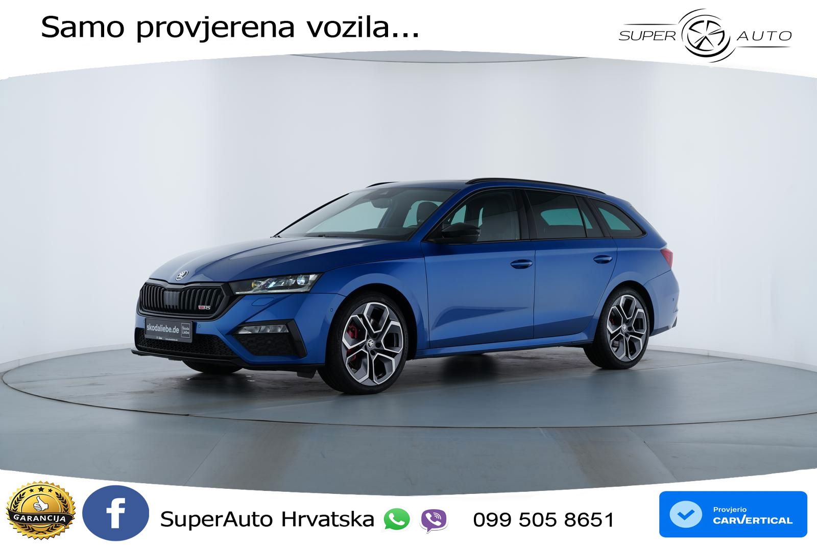 Škoda Octavia Combi RS 2.0 TSI (245 KS) DSG MATRIX+GR SJED+KAM