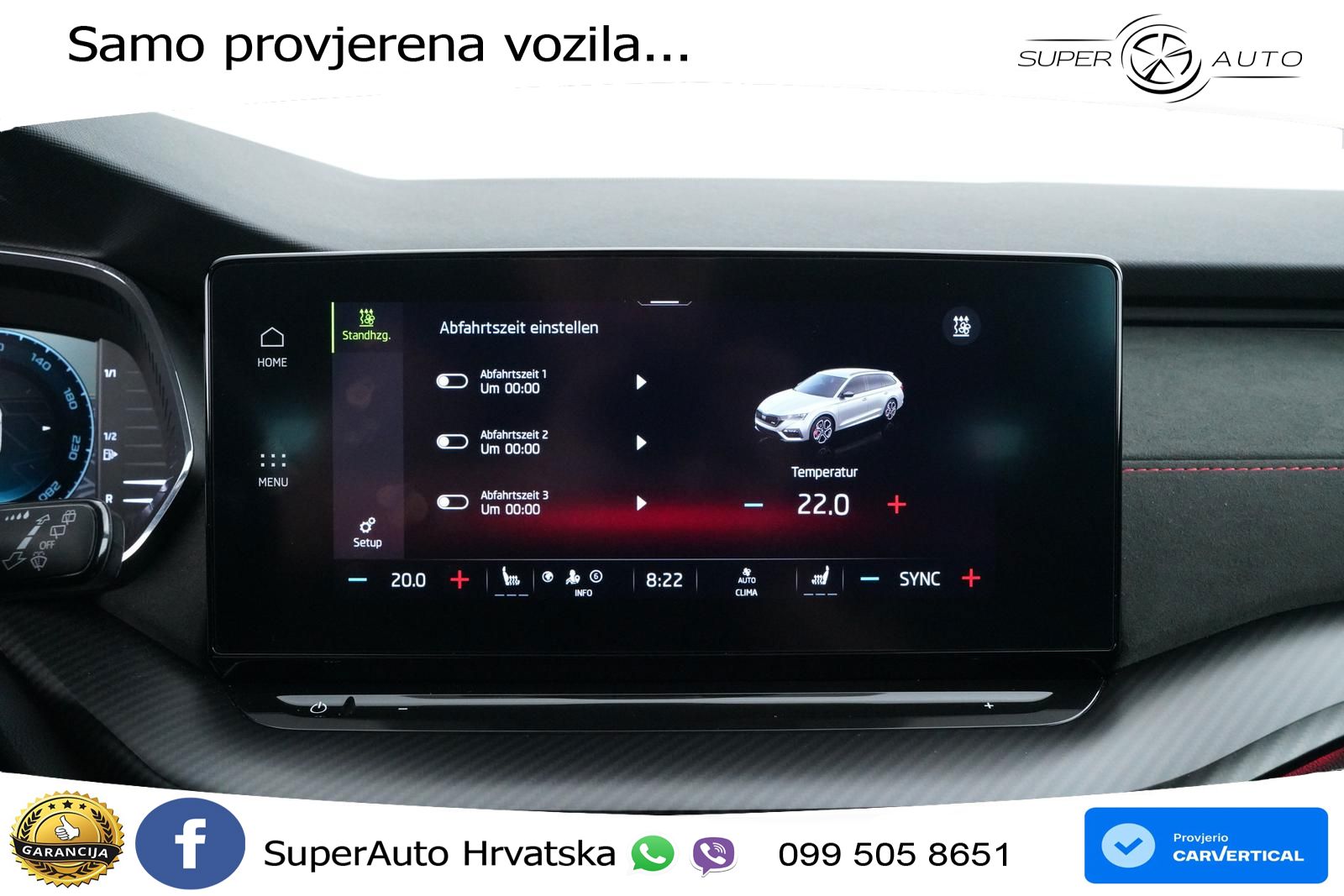 Škoda Octavia Combi RS 2.0 TSI (245 KS) DSG MATRIX+GR SJED+KAM