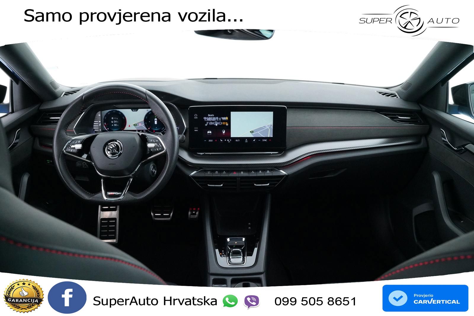 Škoda Octavia Combi RS 2.0 TSI (245 KS) DSG MATRIX+GR SJED+KAM