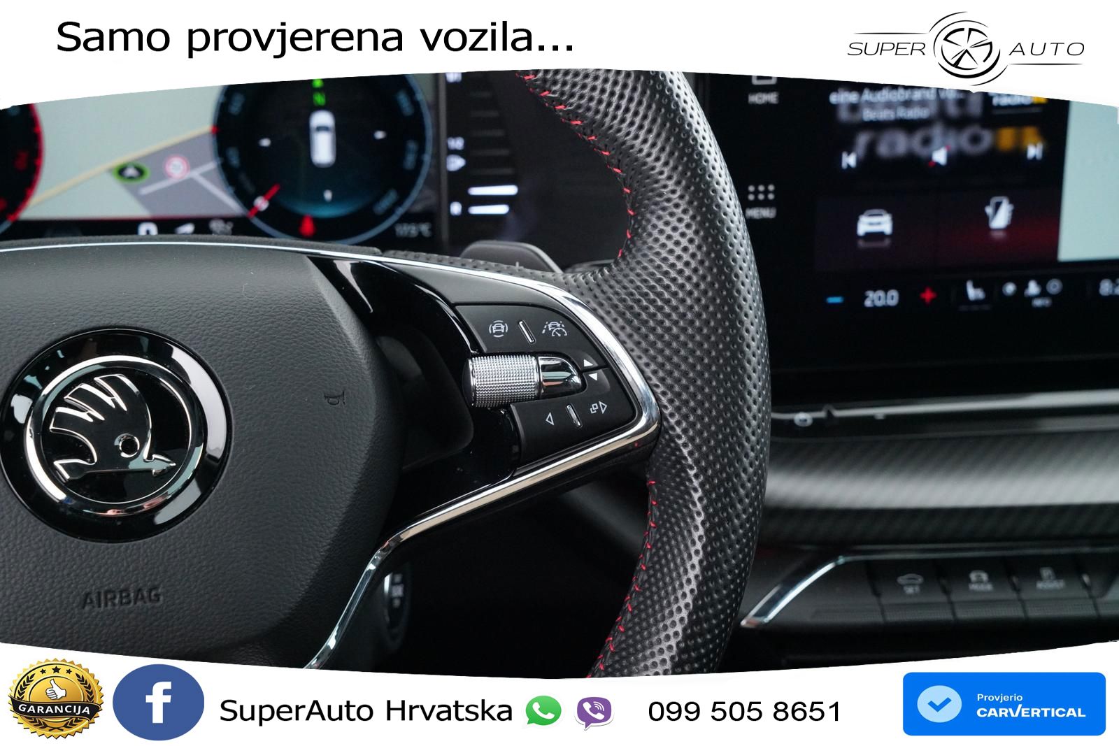 Škoda Octavia Combi RS 2.0 TSI (245 KS) DSG MATRIX+GR SJED+KAM