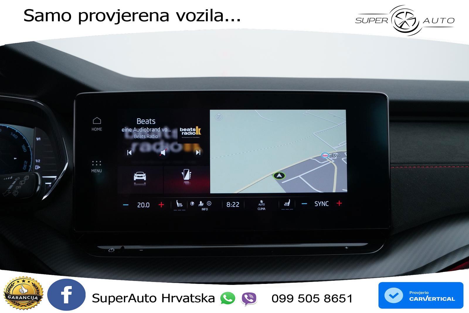 Škoda Octavia Combi RS 2.0 TSI (245 KS) DSG MATRIX+GR SJED+KAM