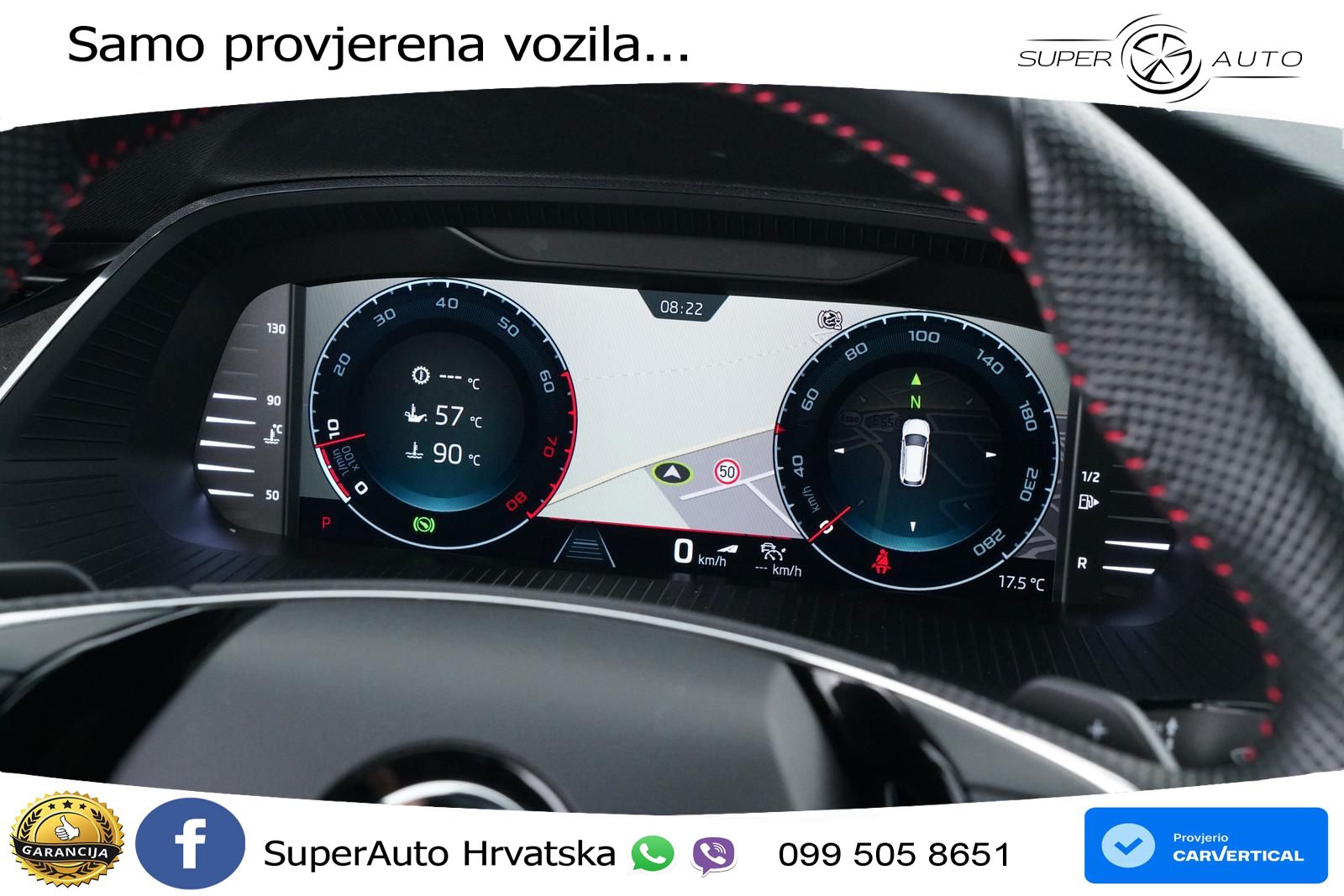 Škoda Octavia Combi RS 2.0 TSI (245 KS) DSG MATRIX+GR SJED+KAM