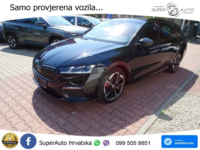 Škoda Octavia Combi RS 2.0 TSI (245 KS) DSG LED+GR SJED+ACC