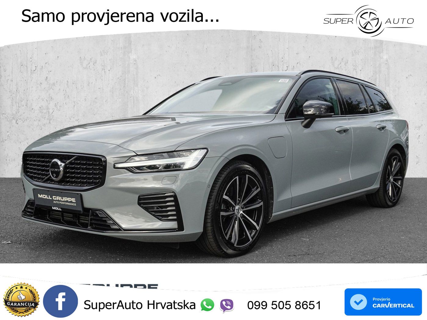 Volvo V60 2.0 T8 AWD Geartronic LED+GR SJED+ACC