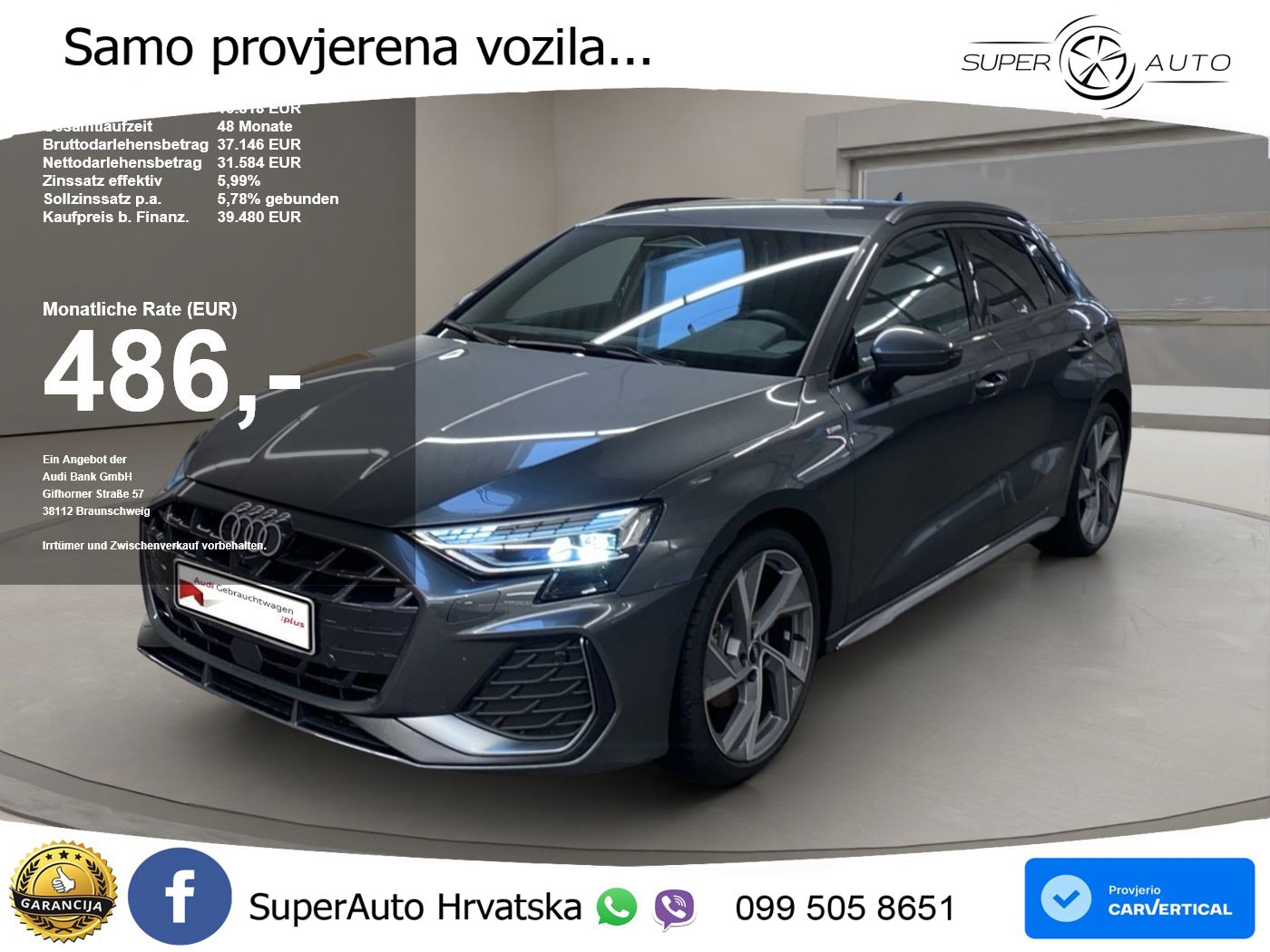 Audi A3 35 TFSI (150 KS) S tronic S line MATRIX+GR SJED+KAM