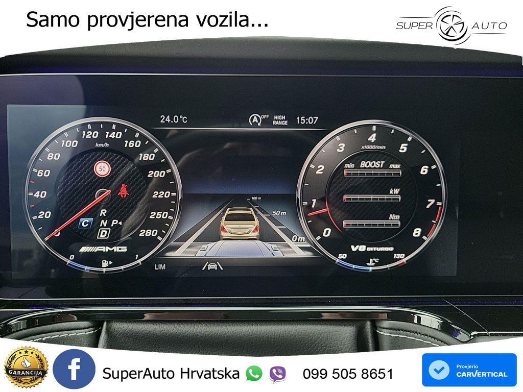 Mercedes AMG G 63 Long V8 (585 KS) 4MATIC 9G-TRONIC AMG SPEEDSHIFT PLUS Superior LED+GR SJED+ACC