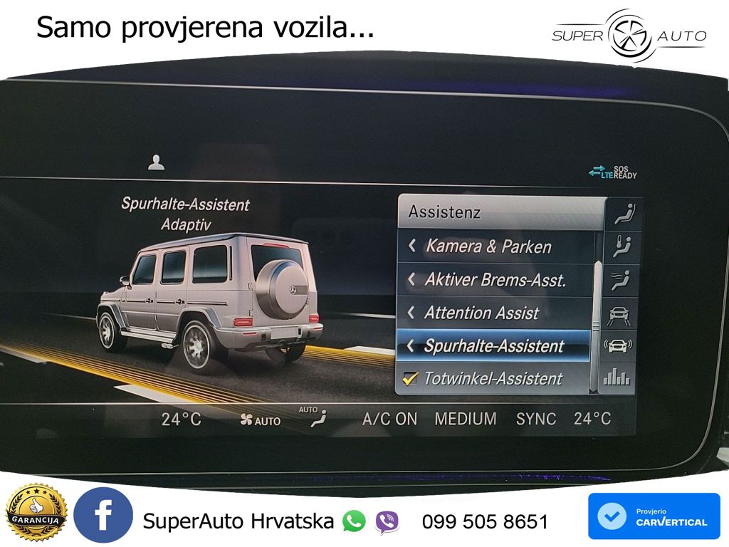 Mercedes AMG G 63 Long V8 (585 KS) 4MATIC 9G-TRONIC AMG SPEEDSHIFT PLUS Superior LED+GR SJED+ACC