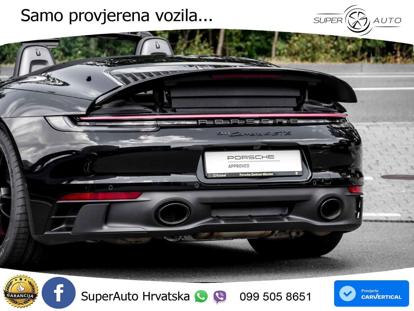 Porsche 911 Carrera 4 GTS Cabriolet 3.0 (480 KS) PDK LED+GR SJED+ACC