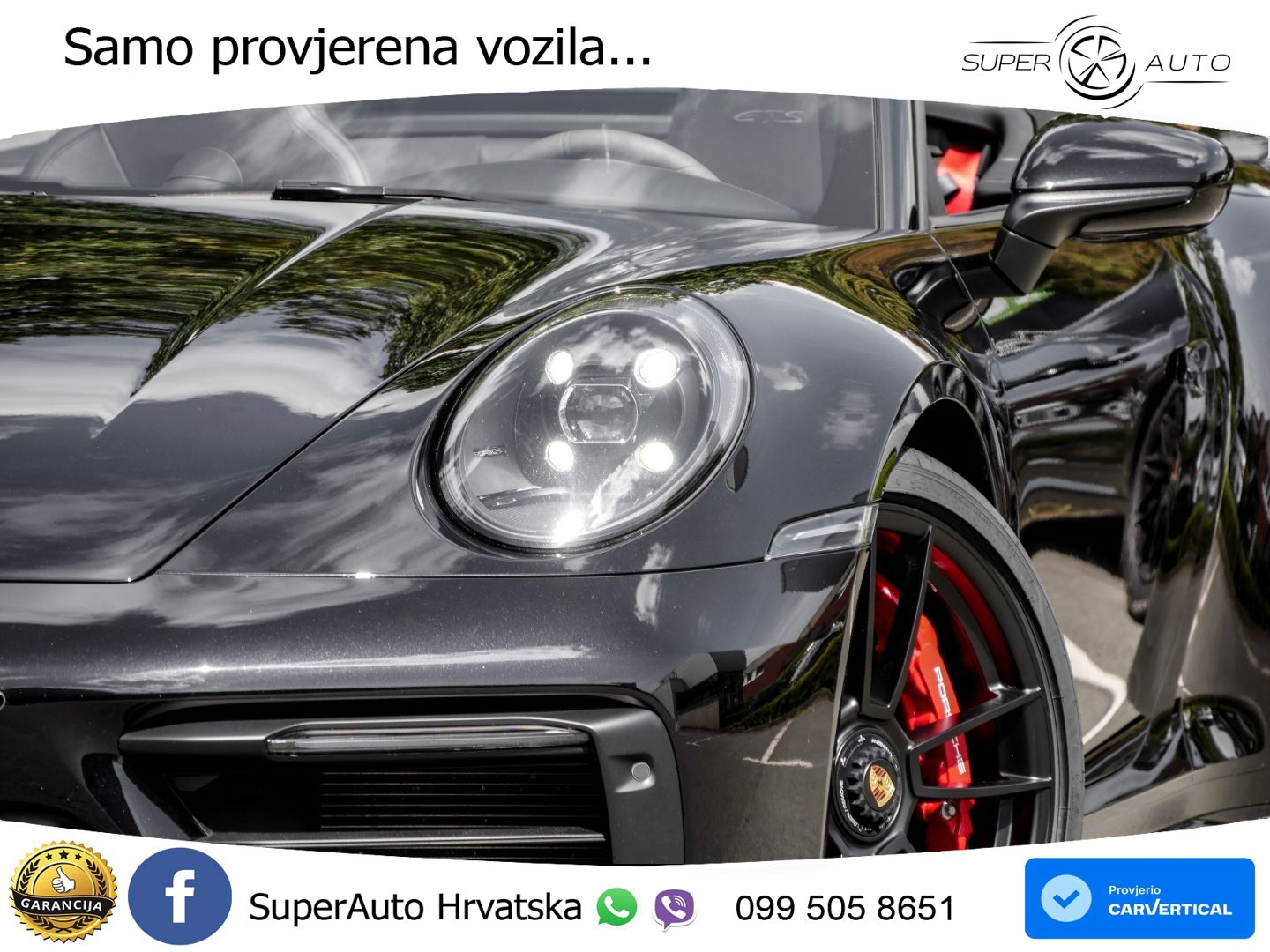 Porsche 911 Carrera 4 GTS Cabriolet 3.0 (480 KS) PDK LED+GR SJED+ACC