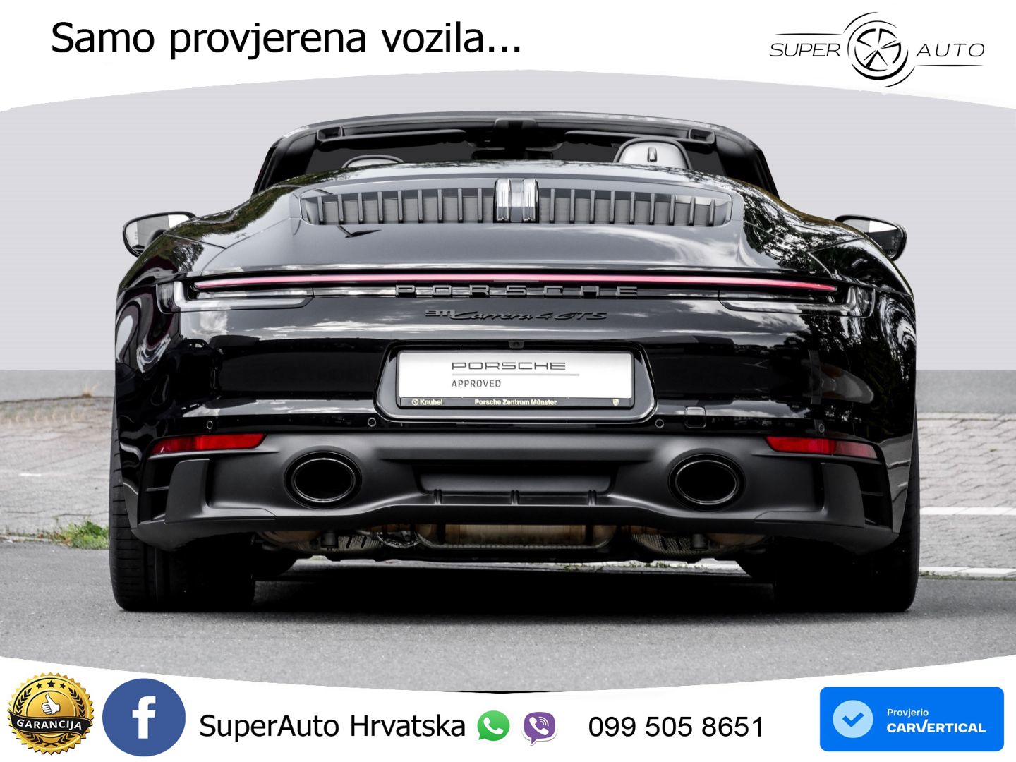 Porsche 911 Carrera 4 GTS Cabriolet 3.0 (480 KS) PDK LED+GR SJED+ACC