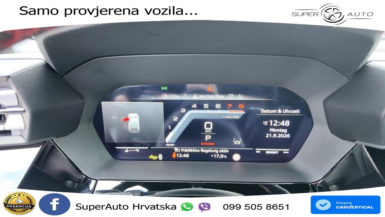Audi S3 2.0 TFSI (333 KS) quattro S tronic MATRIX+GR SJED+KAM
