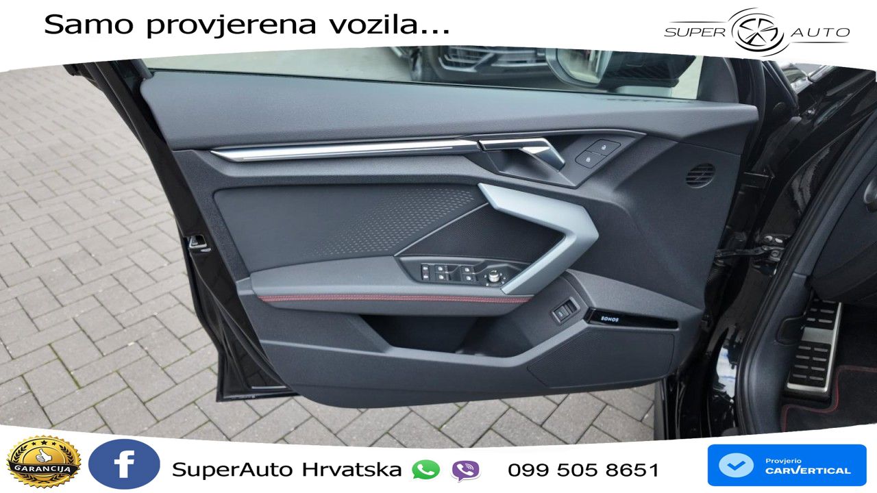 Audi S3 2.0 TFSI (333 KS) quattro S tronic MATRIX+GR SJED+KAM