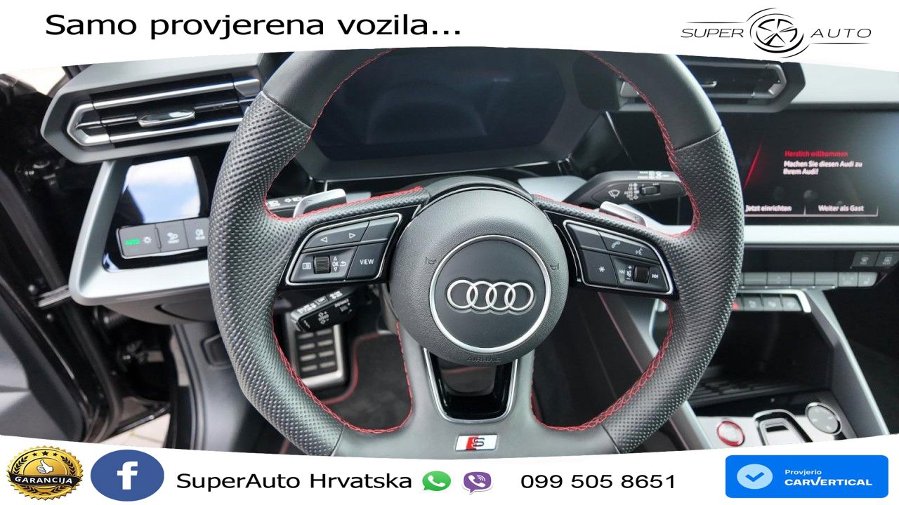 Audi S3 2.0 TFSI (333 KS) quattro S tronic MATRIX+GR SJED+KAM