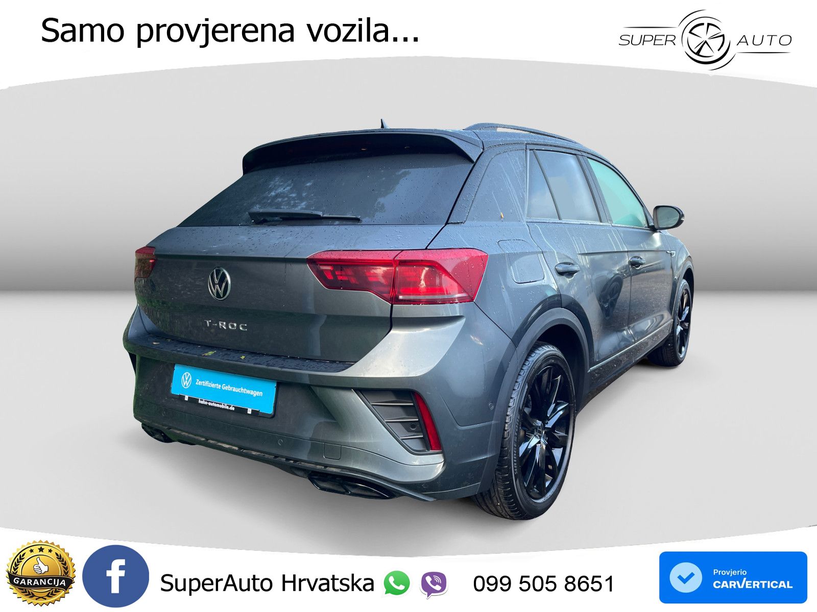 Volkswagen T-Roc 1.5 TSI (150 KS) DSG R-Line LED+GR SJED+ACC