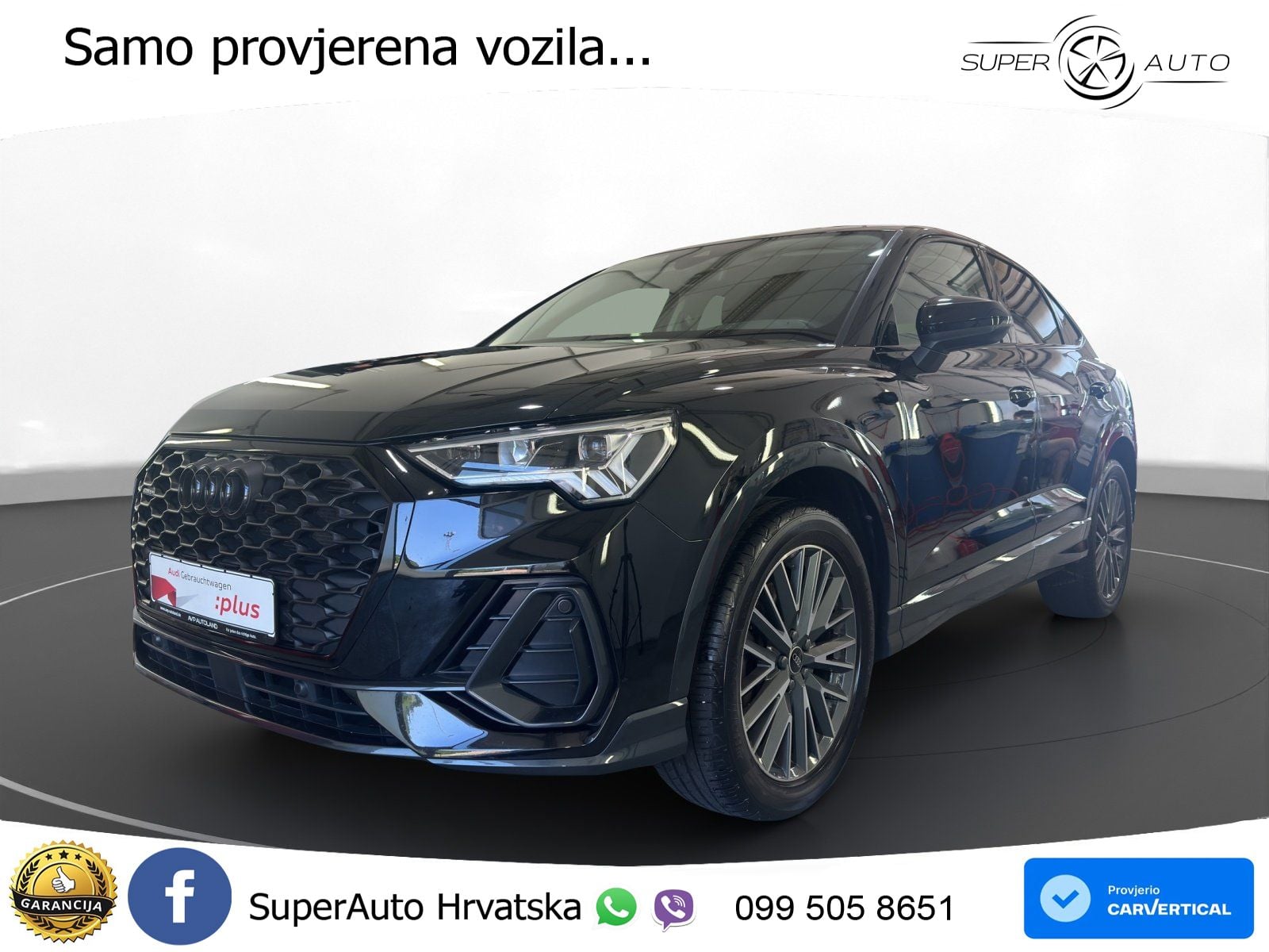 Audi Q3 II Sportback 40 TFSI (190 KS) quattro S tronic LED+GR SJED+ACC