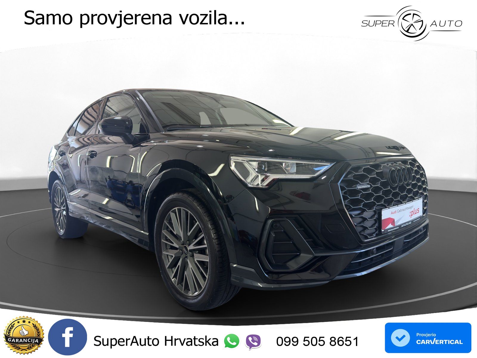 Audi Q3 II Sportback 40 TFSI (190 KS) quattro S tronic LED+GR SJED+ACC
