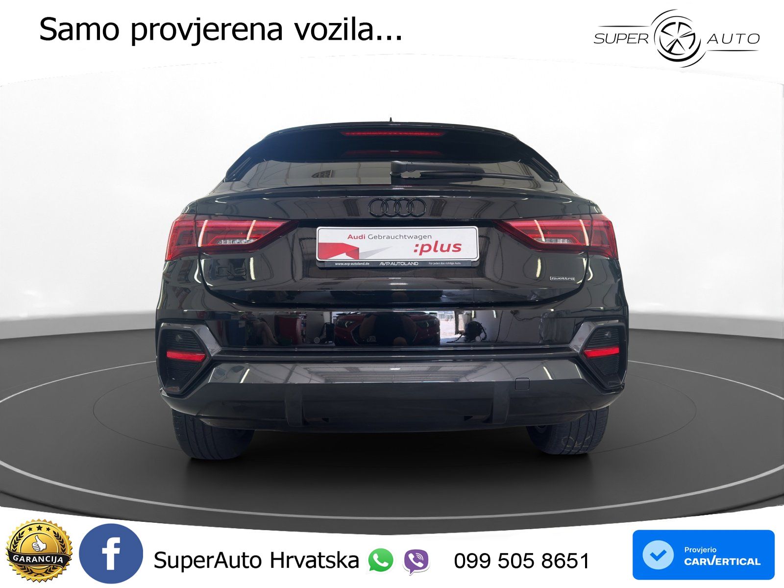 Audi Q3 II Sportback 40 TFSI (190 KS) quattro S tronic LED+GR SJED+ACC