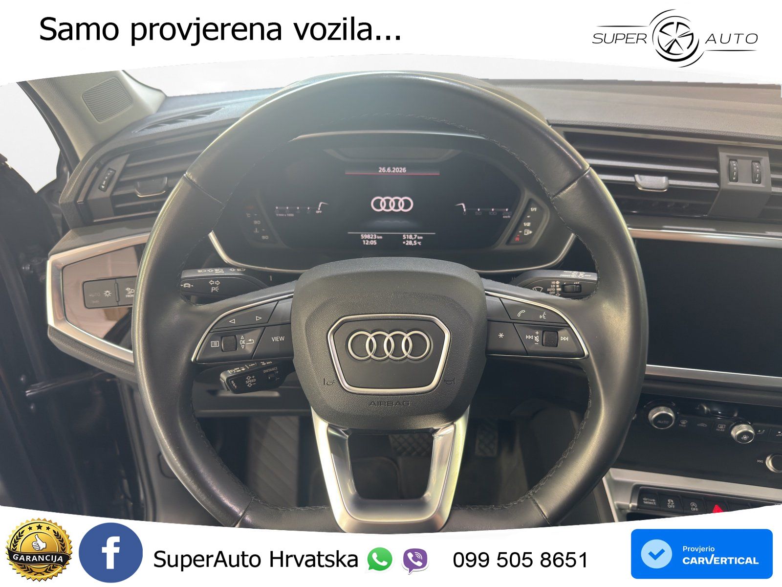 Audi Q3 II Sportback 40 TFSI (190 KS) quattro S tronic LED+GR SJED+ACC