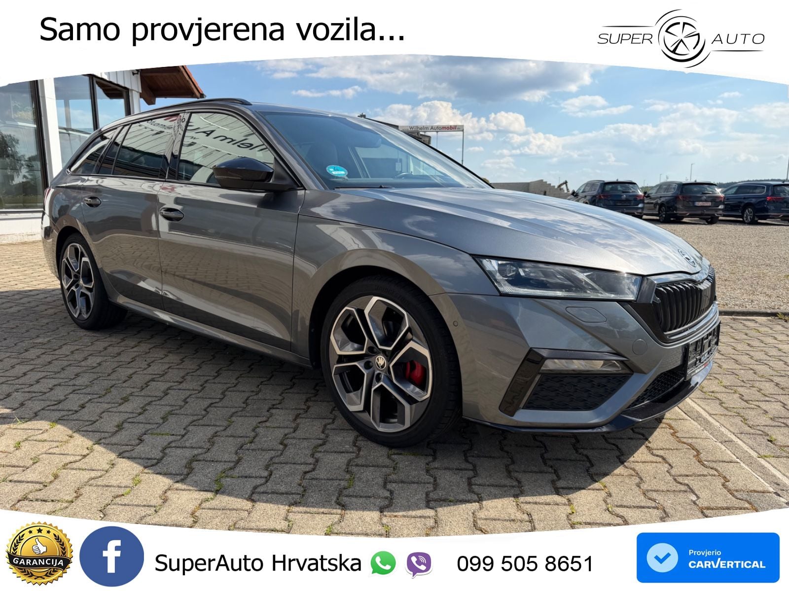 Škoda Octavia Combi RS 2.0 TDI (200 KS) 4x4 DSG LED+GR SJED+ACC