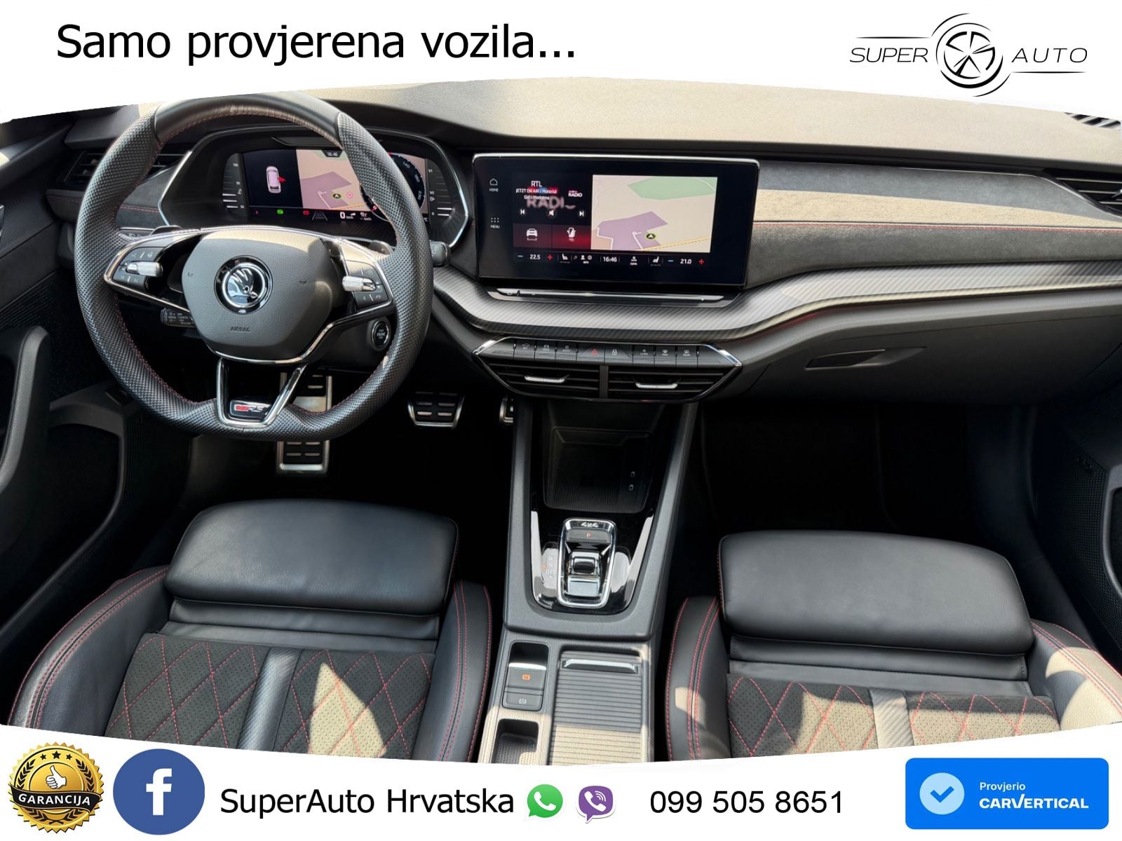 Škoda Octavia Combi RS 2.0 TDI (200 KS) 4x4 DSG LED+GR SJED+ACC
