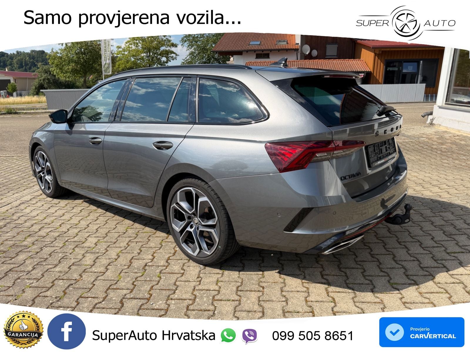 Škoda Octavia Combi RS 2.0 TDI (200 KS) 4x4 DSG LED+GR SJED+ACC