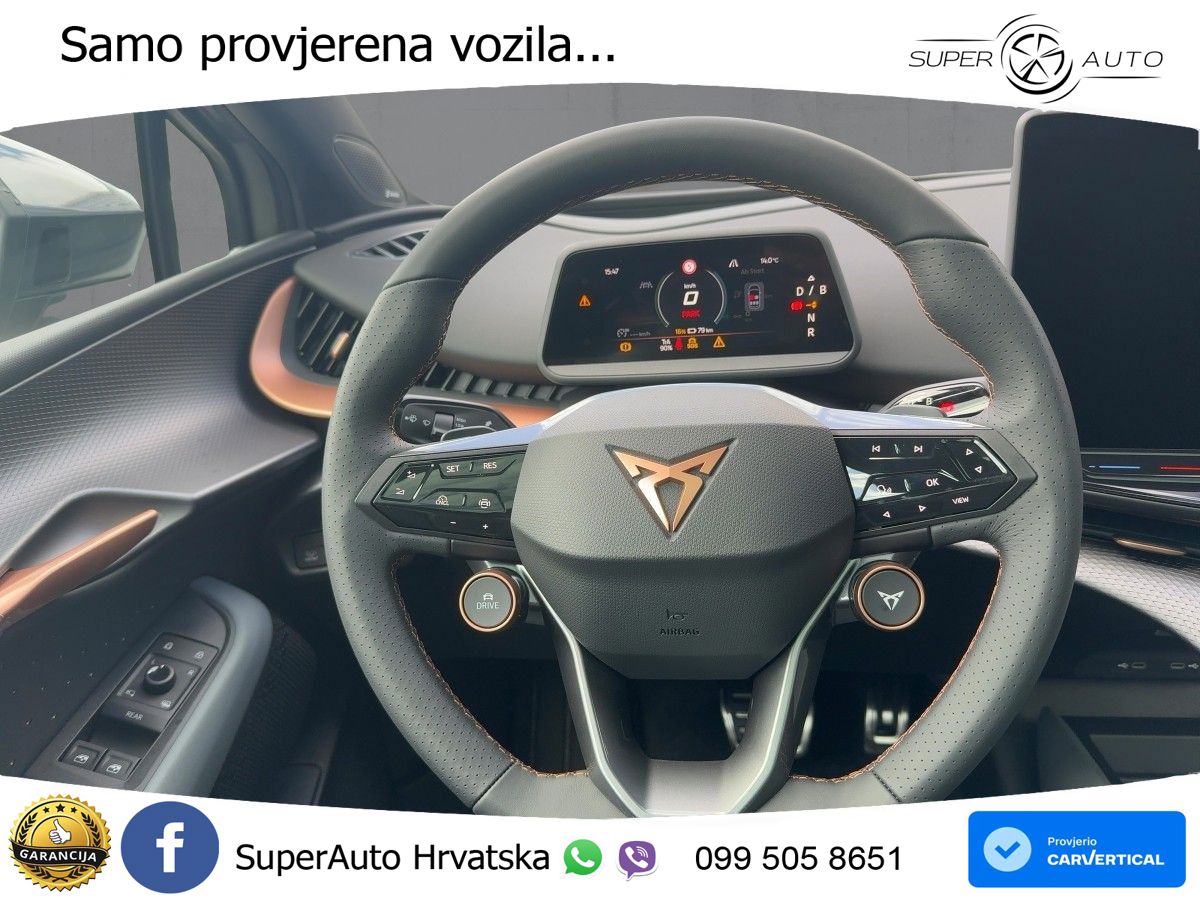 Cupra Tavascan 82 kWh (340 KS)  4WD VZ LED+GR SJED+ACC