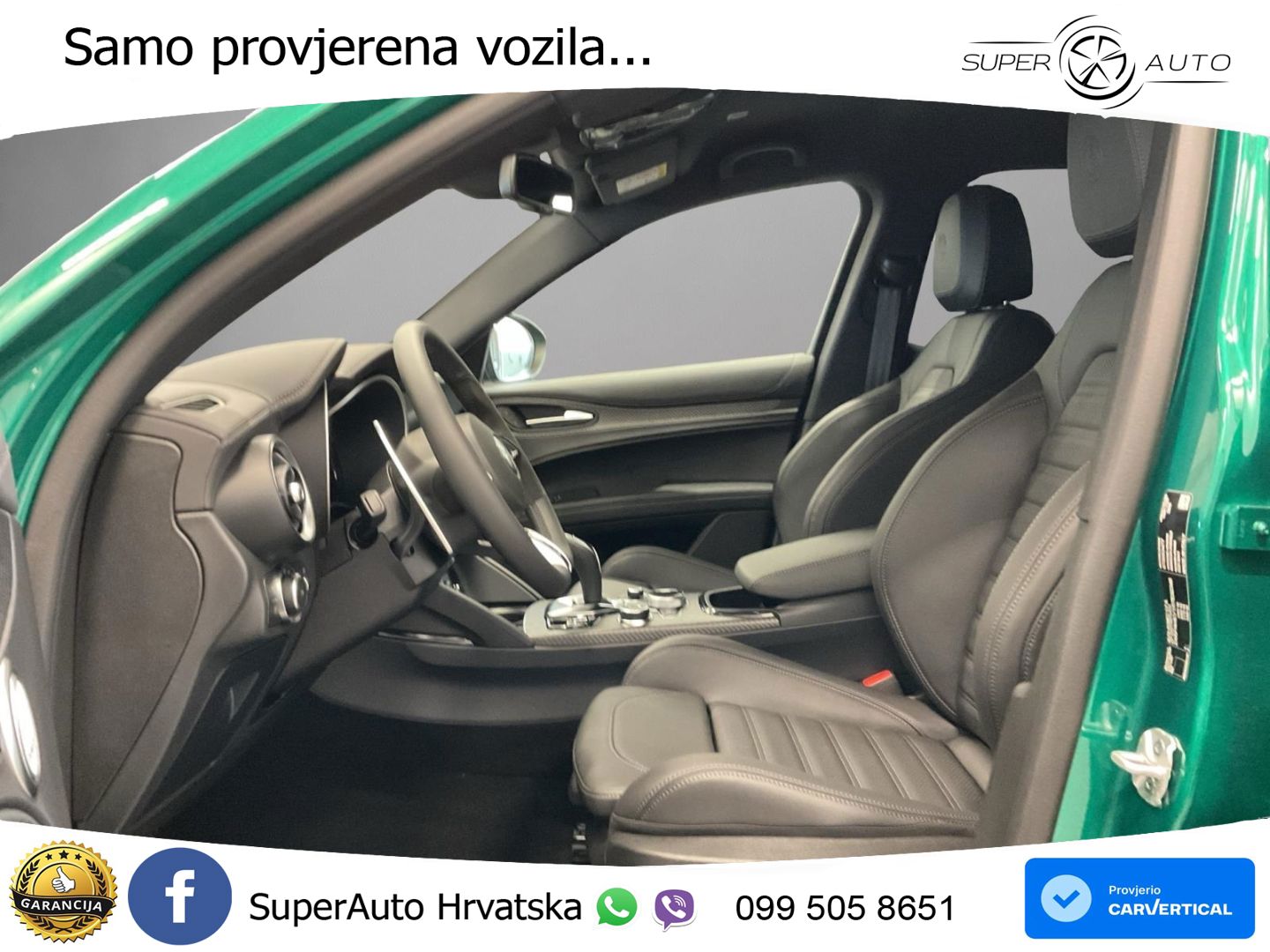 Alfa Romeo Stelvio Quadrifoglio 2.9 V6 Bi-Turbo (520 KS) Q4 Automatic LED+GR SJED+ACC