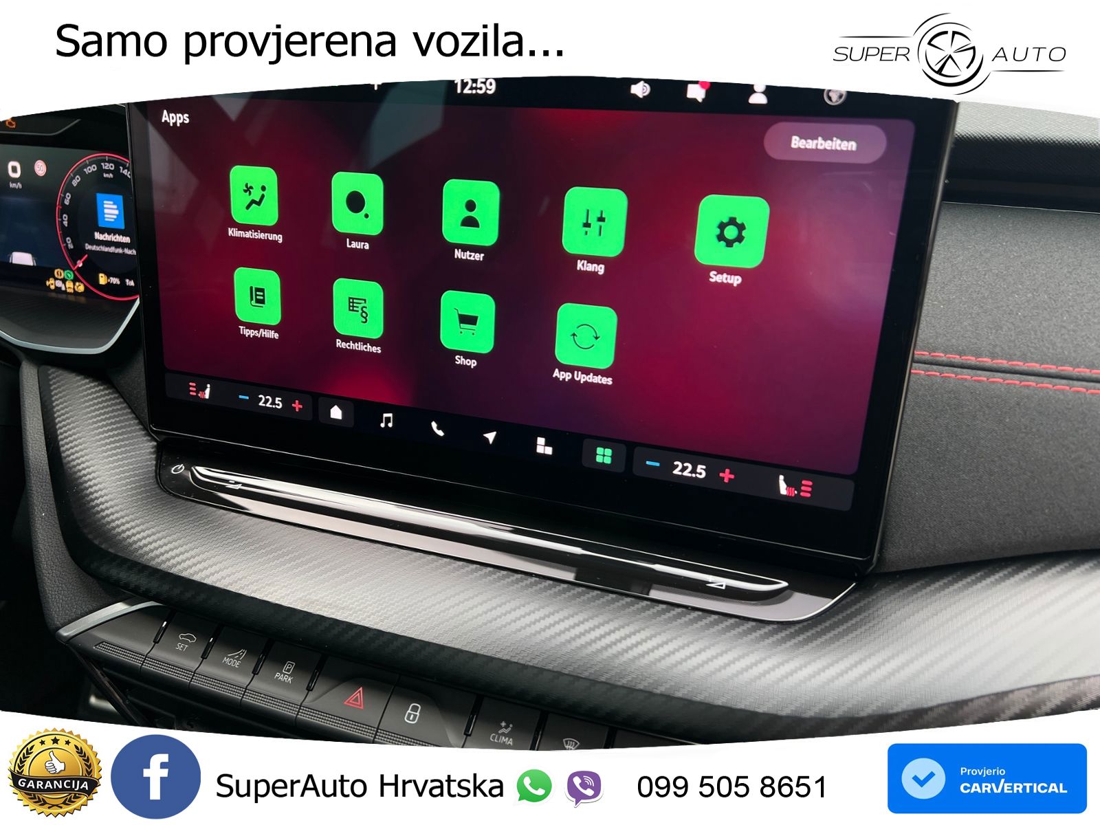 Škoda Octavia Combi RS 2.0 TSI (265 KS) DSG MATRIX+GR SJED+KAM