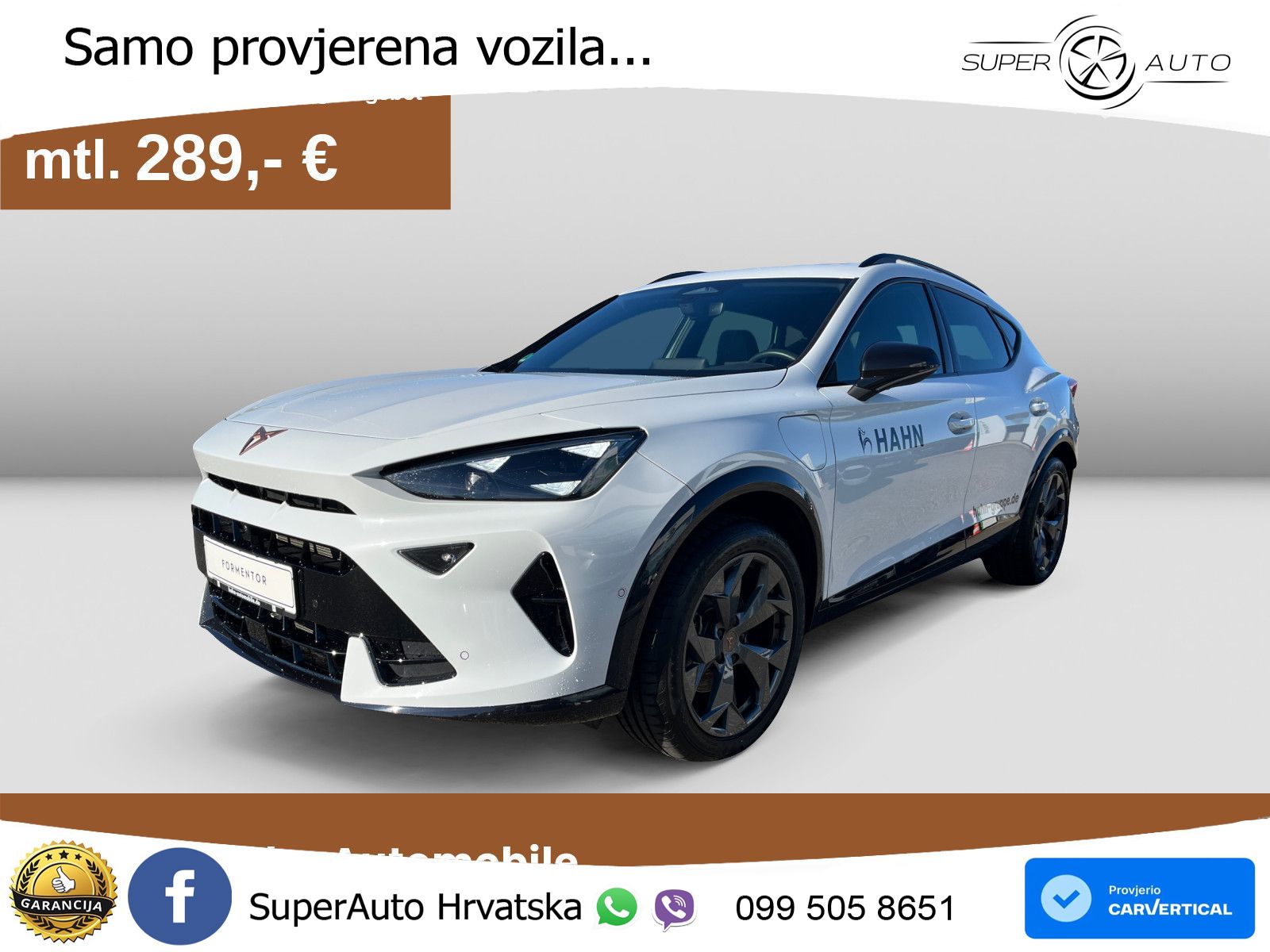 Cupra Formentor 1.5 TSI (204 KS) e-Hybrid DSG LED+GR SJED+ACC