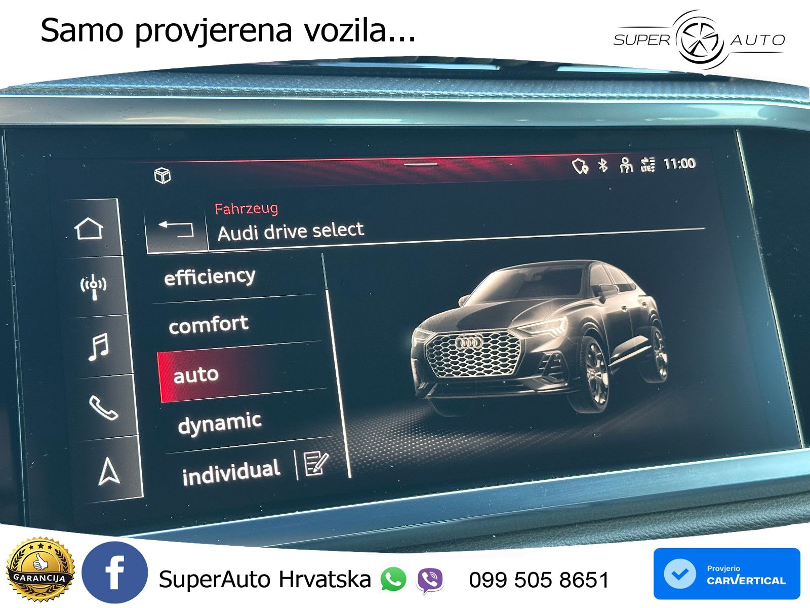 Audi Q3 Sportback 40 TFSI (190 KS) quattro S tronic S line LED+GR SJED+ACC