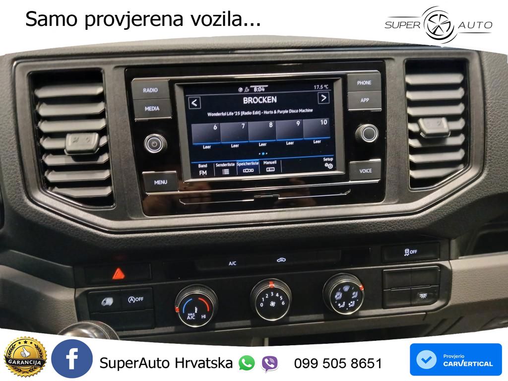 Volkswagen Crafter 35 Kasten 2.0 TDI Rear View/Klima 140 KS