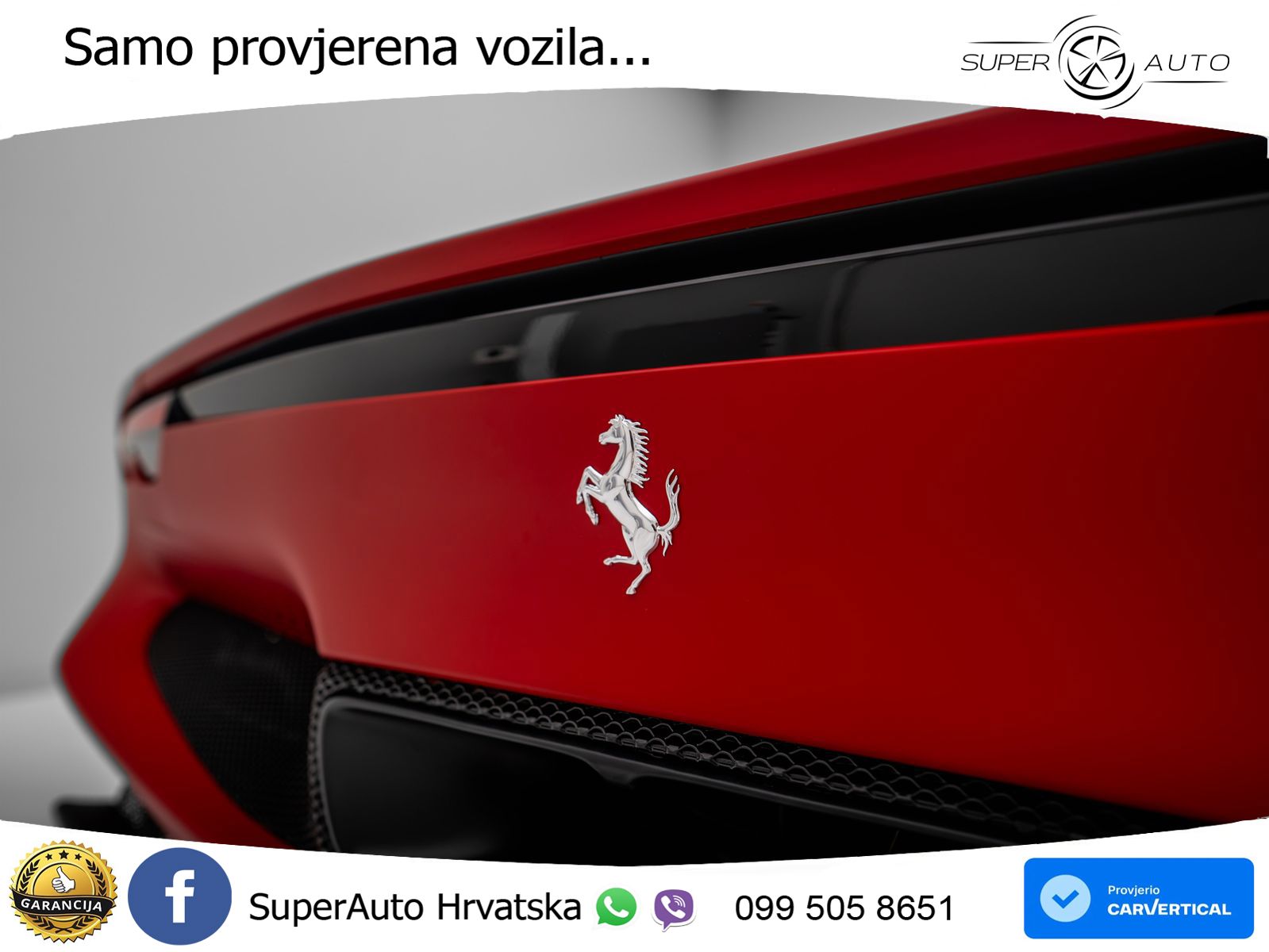 Ferrari 296 GTS 3.0 V6 (830 KS) F1 DCT LED+GR SJED+ACC