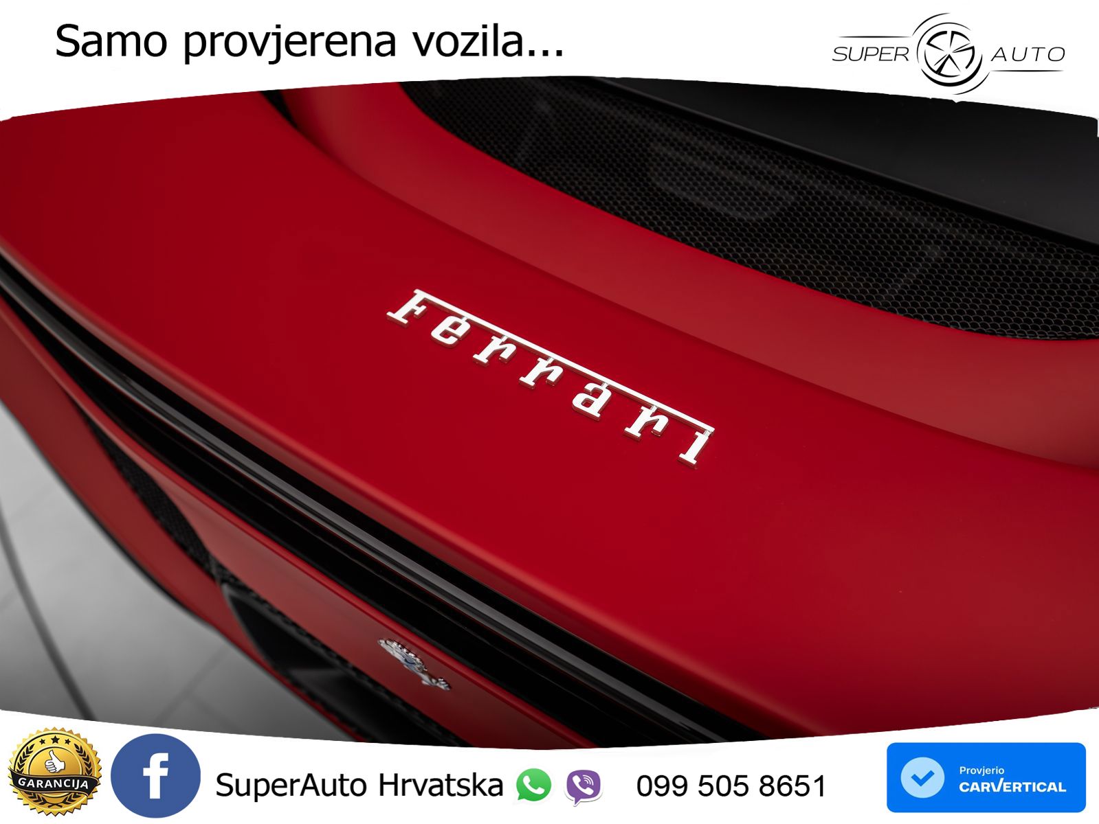Ferrari 296 GTS 3.0 V6 (830 KS) F1 DCT LED+GR SJED+ACC