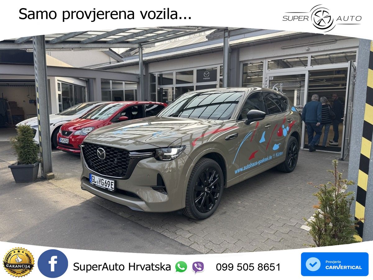 Mazda CX-60 2.5 e-Skyactiv (328 KS) AWD Automatic ACC+HEAD+4xGR SJED+360+PANO