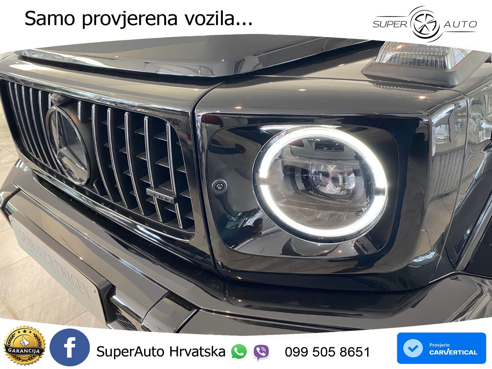 Mercedes AMG G 63 Long V8 (585 KS) 4MATIC 9G-TRONIC AMG SPEEDSHIFT PLUS LED+GR SJED+ACC
