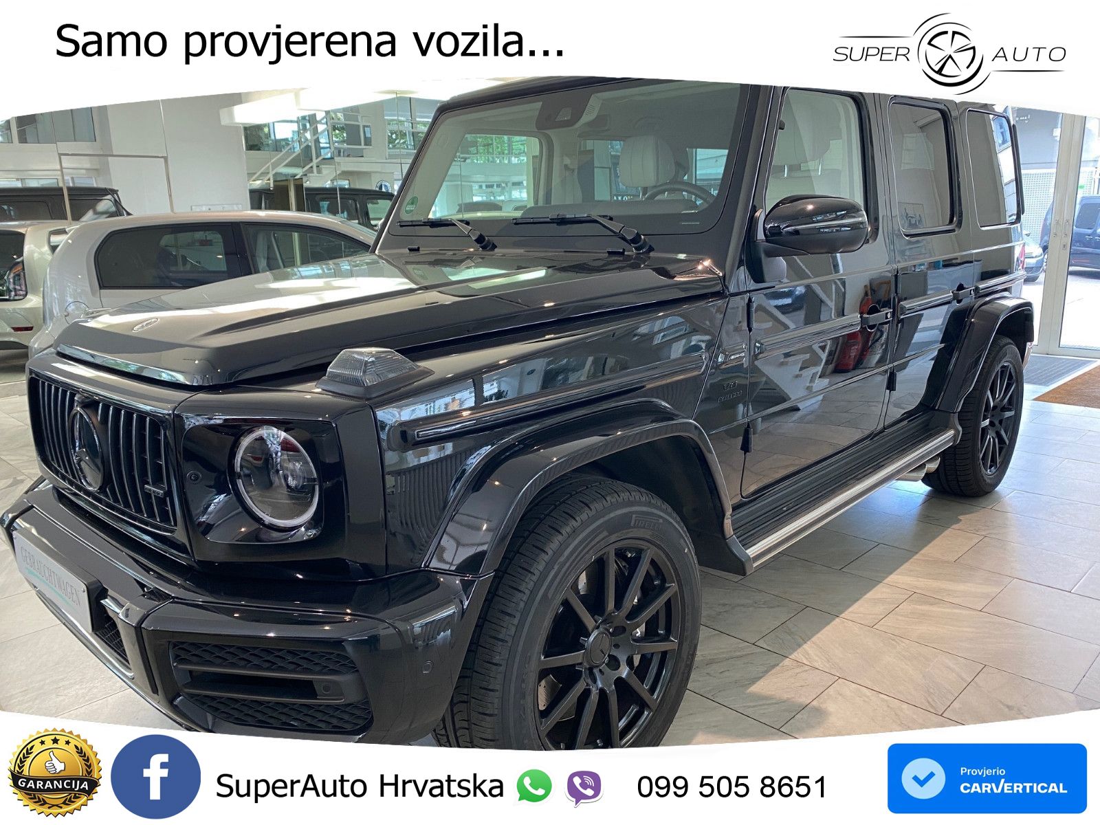 Mercedes AMG G 63 Long V8 (585 KS) 4MATIC 9G-TRONIC AMG SPEEDSHIFT PLUS LED+GR SJED+ACC