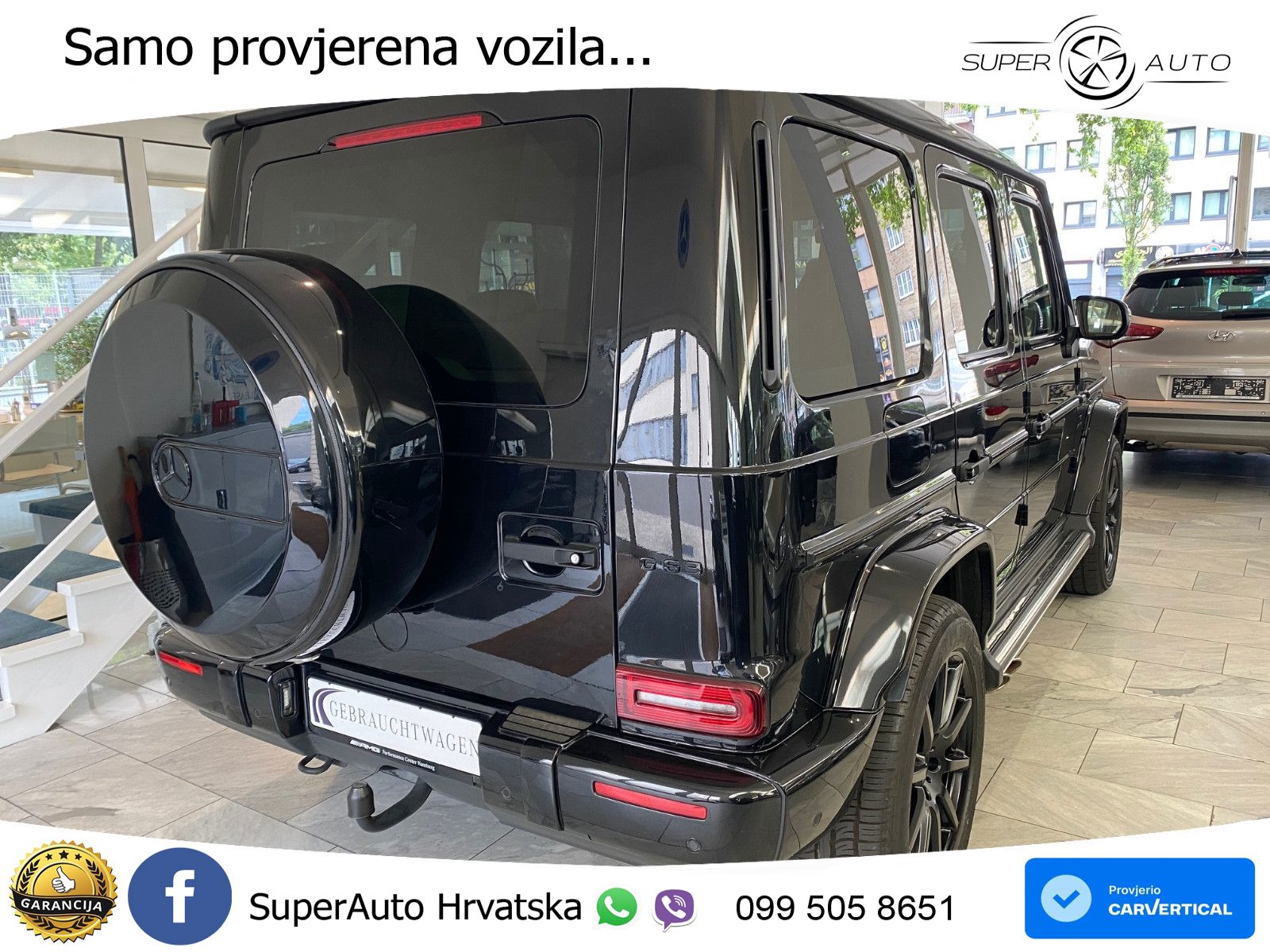 Mercedes AMG G 63 Long V8 (585 KS) 4MATIC 9G-TRONIC AMG SPEEDSHIFT PLUS LED+GR SJED+ACC