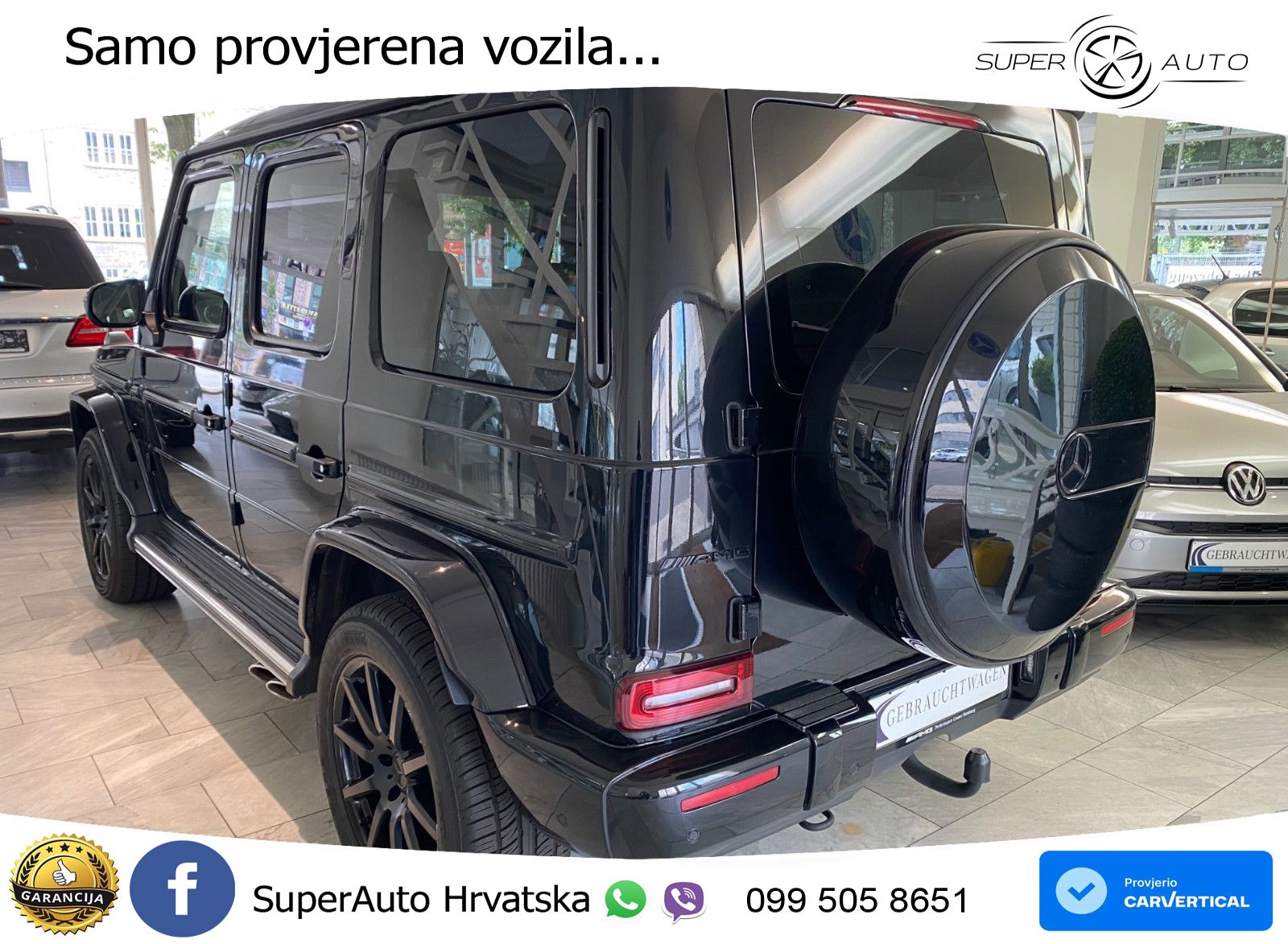 Mercedes AMG G 63 Long V8 (585 KS) 4MATIC 9G-TRONIC AMG SPEEDSHIFT PLUS LED+GR SJED+ACC