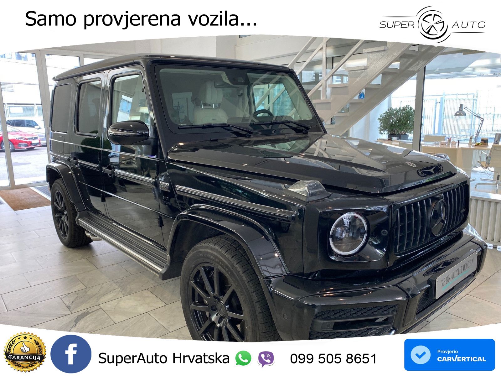 Mercedes AMG G 63 Long V8 (585 KS) 4MATIC 9G-TRONIC AMG SPEEDSHIFT PLUS LED+GR SJED+ACC