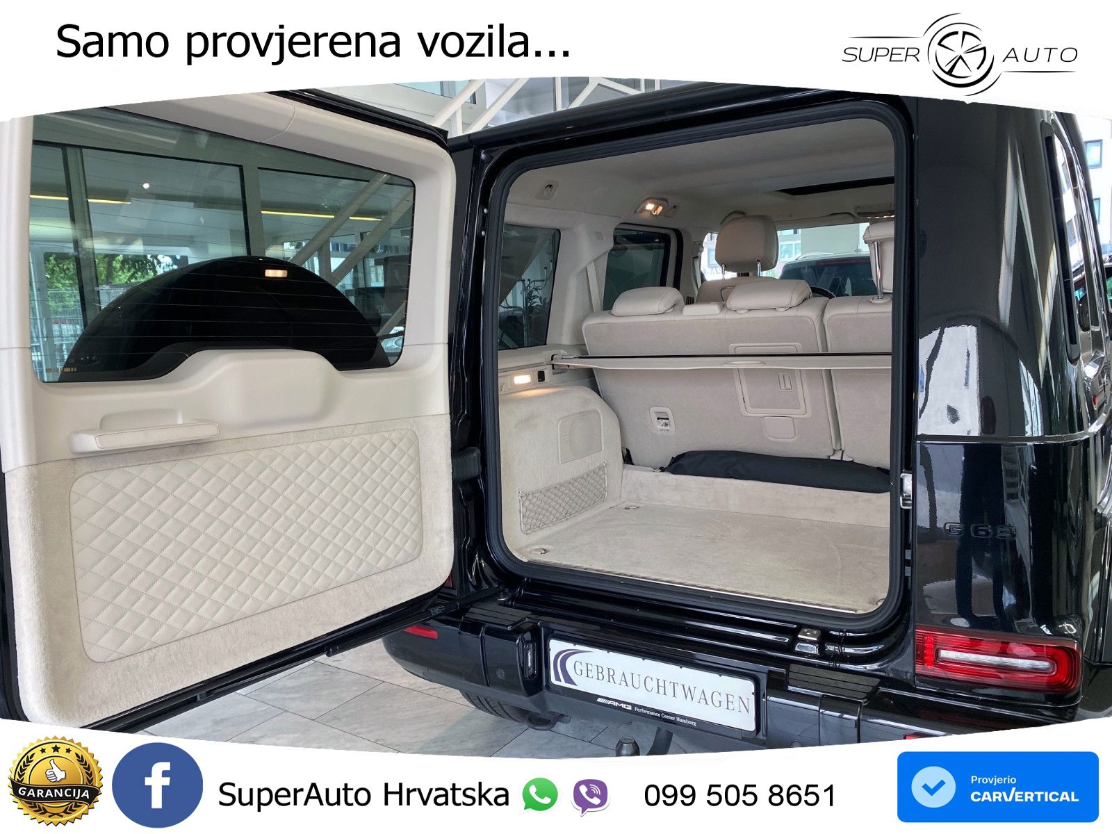 Mercedes AMG G 63 Long V8 (585 KS) 4MATIC 9G-TRONIC AMG SPEEDSHIFT PLUS LED+GR SJED+ACC