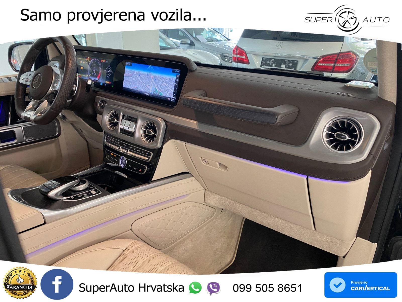 Mercedes AMG G 63 Long V8 (585 KS) 4MATIC 9G-TRONIC AMG SPEEDSHIFT PLUS LED+GR SJED+ACC