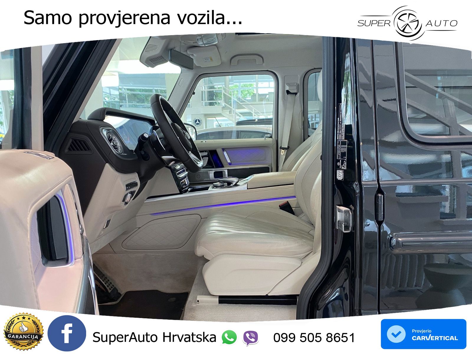 Mercedes AMG G 63 Long V8 (585 KS) 4MATIC 9G-TRONIC AMG SPEEDSHIFT PLUS LED+GR SJED+ACC