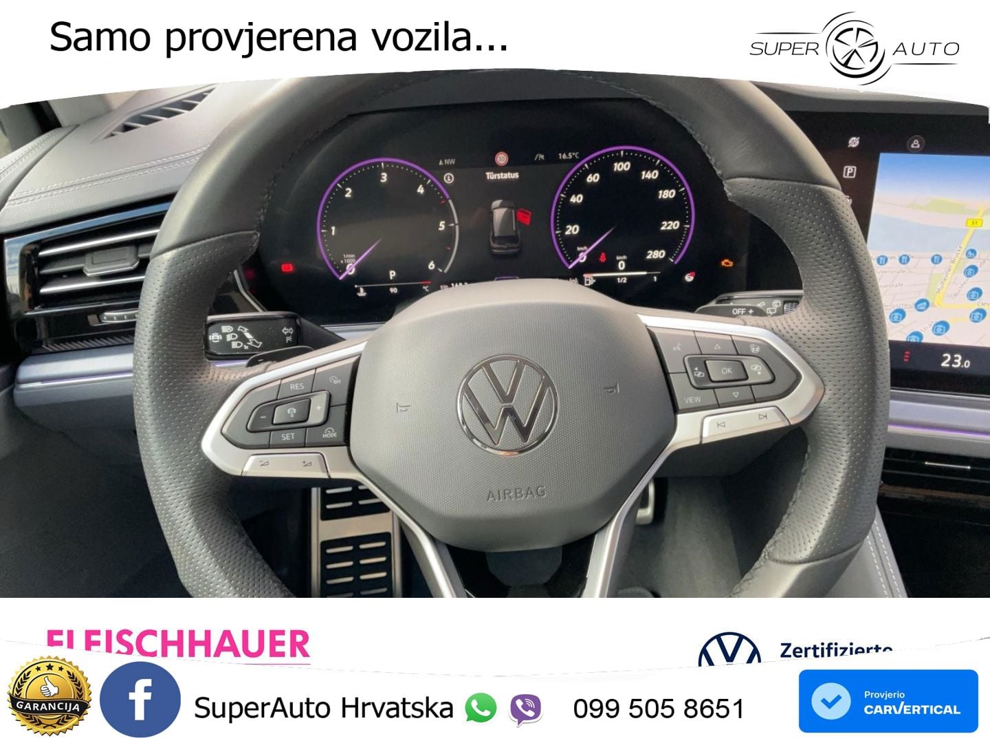 Volkswagen Touareg 3.0 V6 TDI (286 KS) 4MOTION Tiptronic ZRAČNI+ACC+4xGR SJED+KAM